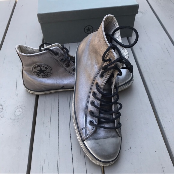 john varvatos converse silver
